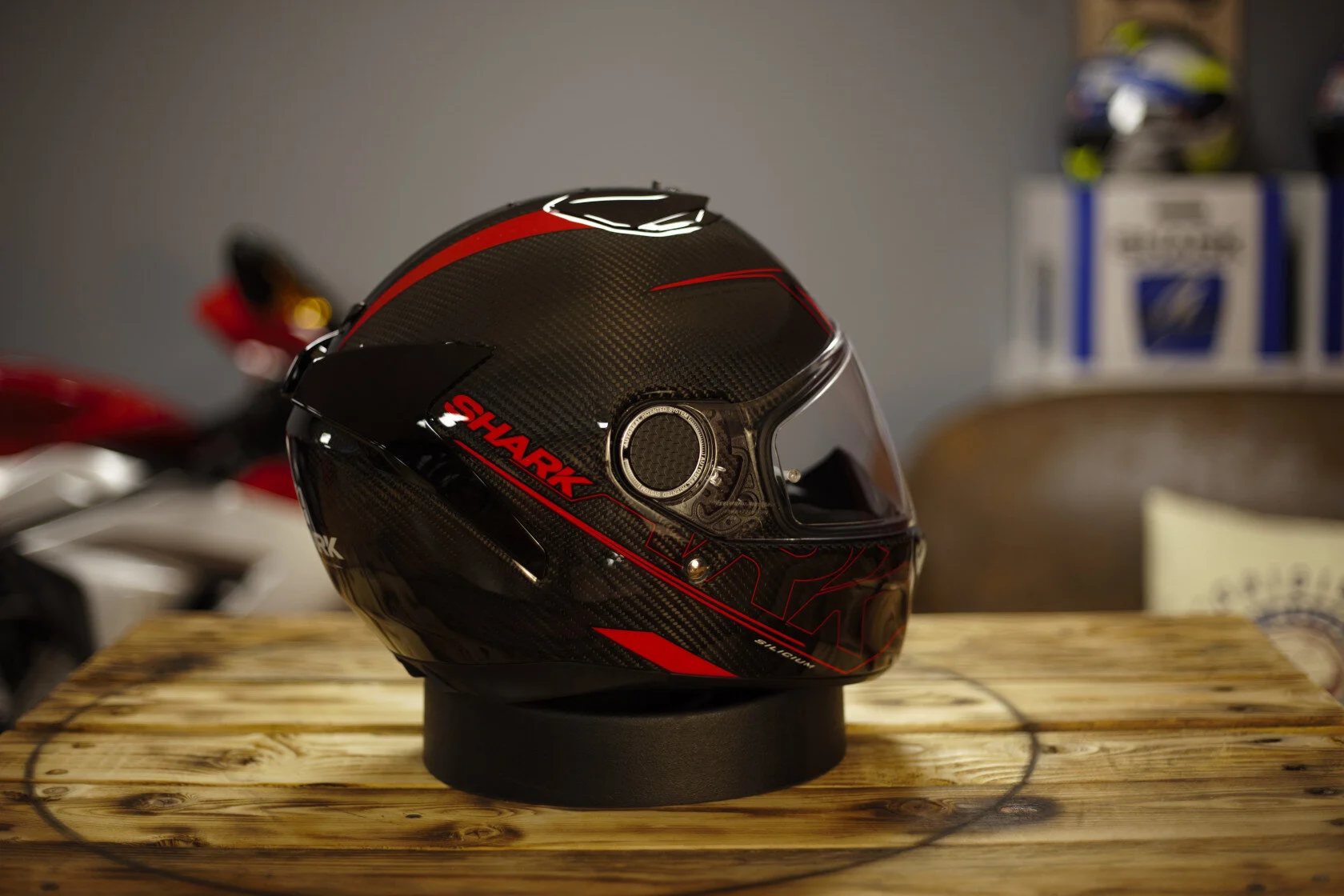 Shark spartan online carbon silicium red